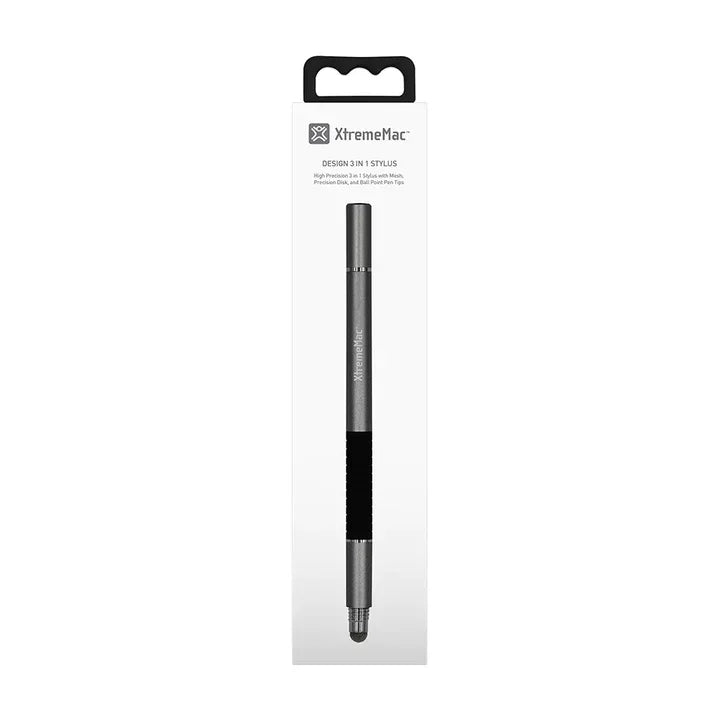 XtremeMac 3-in-1 Aluminum Stylus Pencil - Silver - Tashqila XtremeMac 3-in-1 Aluminum Stylus Pencil - Silver - Tashqila